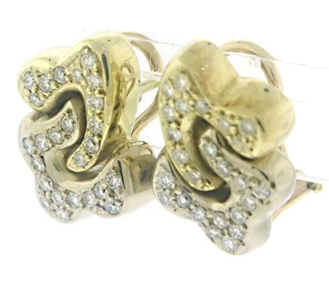 Fabulous Diamond Freeform Earrings