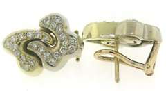 Fabulous Diamond Freeform Earrings