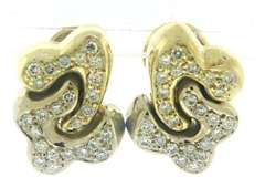 Fabulous Diamond Freeform Earrings
