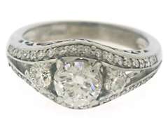 Dreamy Round Brilliant Cut Diamond Engagement Ring