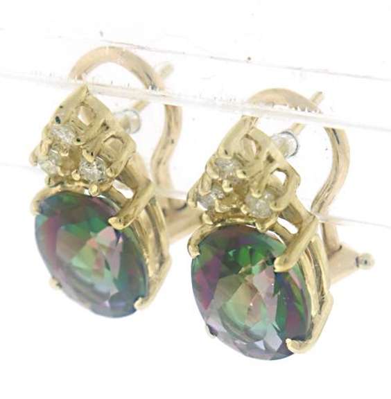 Pretty Mystic Topaz Earrings