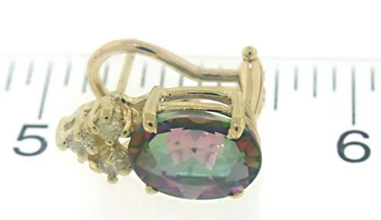 Pretty Mystic Topaz Earrings