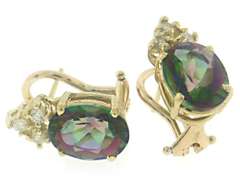 Pretty Mystic Topaz Earrings