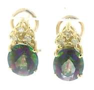 Pretty Mystic Topaz Earrings