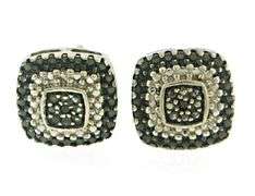 Sterling Silver CZ Stud Earrings