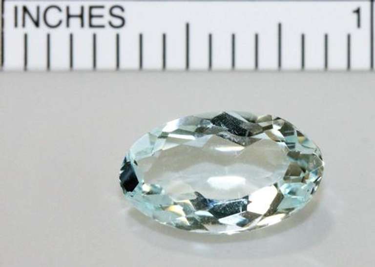 Soft Natural Aquamarine - 3.67 cts.
