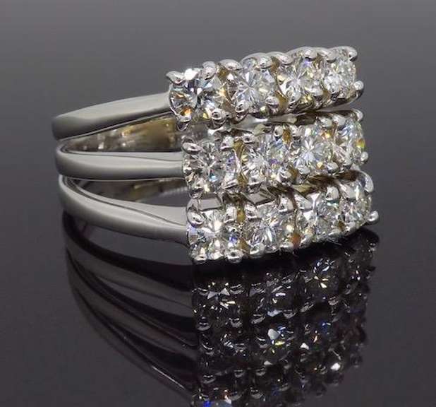 14K White Gold 1.50CTW Diamond Ring