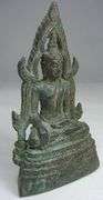 SE Asian Buddha Meditating Peace and Nirvana Buddhist