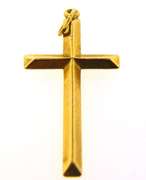 14KT GOLD CROSS PENDANT