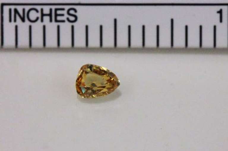 Sparkling Yellow Natural Diamond - 0.33 ct.