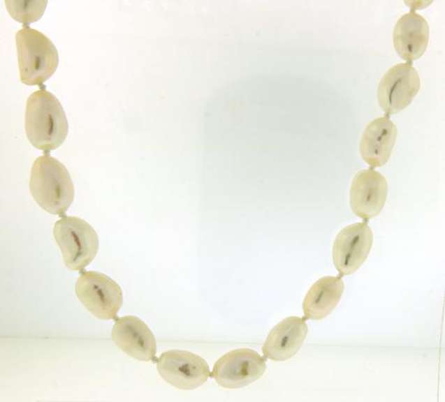 White Fresh Water Pearl Necklace