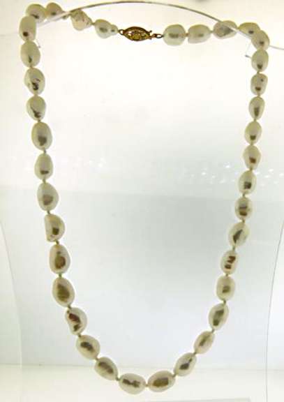 White Fresh Water Pearl Necklace