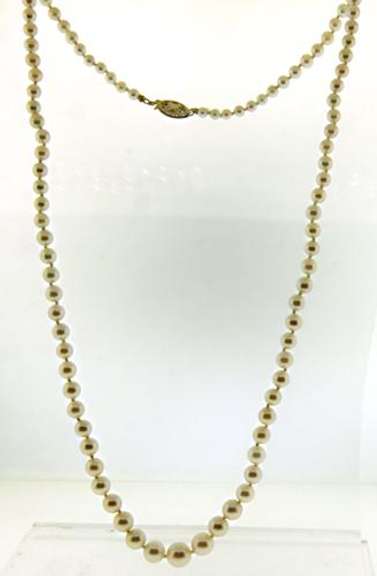 Vintage 7-5mm Pearl Necklace
