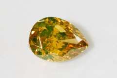 Brilliant Natural Orange Diamond - 0.44 cts.