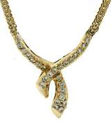 Stunning Diamond Bypass Necklace