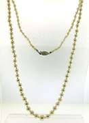 Vintage 14kt WG Pearl Strand Necklace