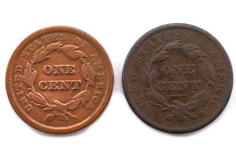 1837 And 1841 Large Cents