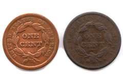 1837 And 1841 Large Cents