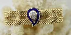 Stunning Vintage 14K Fancy Adjustable Bracelet