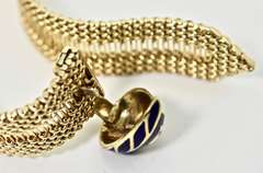 Stunning Vintage 14K Fancy Adjustable Bracelet