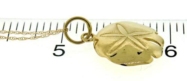 14kt Sand Dollar Charm Necklace