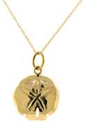 14kt Sand Dollar Charm Necklace