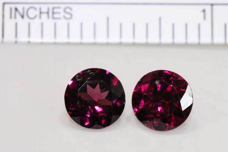 Alluring Natural Rhodolite Garnet Pair - 3.20 cts.