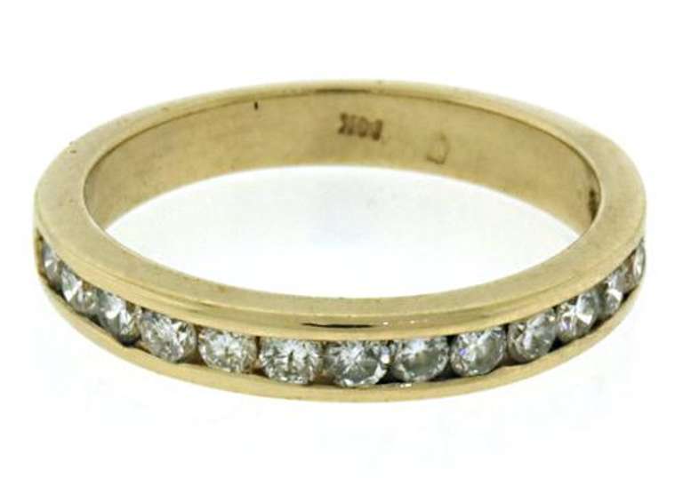 Simple .50ctw Channel Set Diamond Band Ring