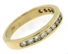 Simple .50ctw Channel Set Diamond Band Ring