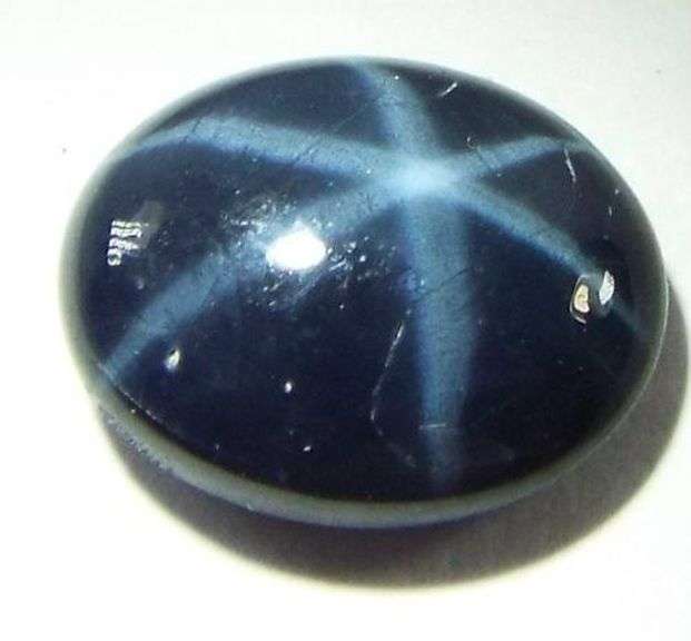 Captivating Blue Star Sapphire Oval Gemstone 7.60 Cts.