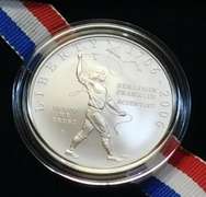 2006 Silver Unc Franklin, Scientist Dollar, Gov box/doc