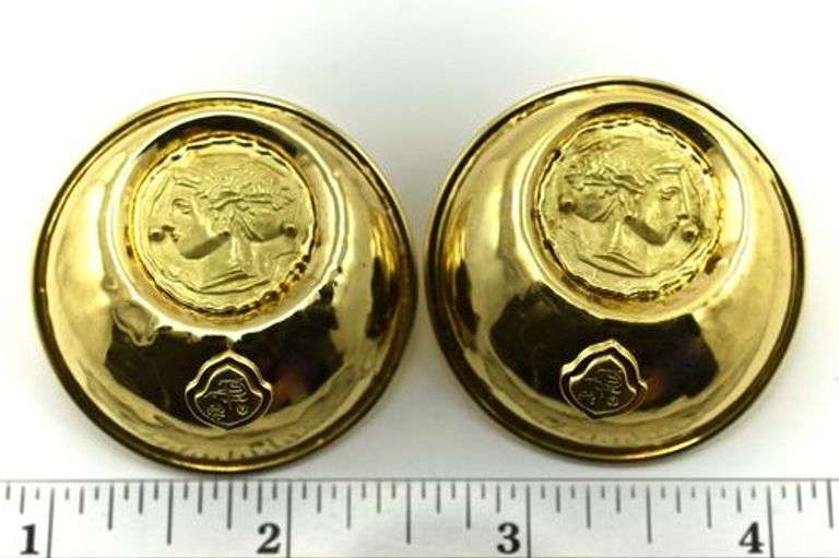 Bold 18K Designer Earrings