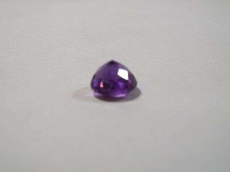 Royal Purple Amethyst Round Cushion Cut Gem 3.12 Carats