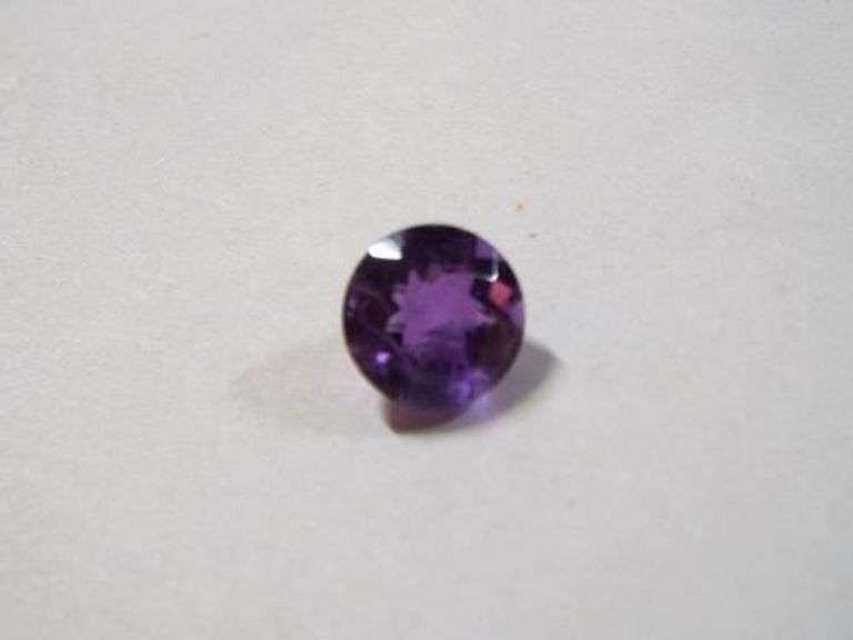 Royal Purple Amethyst Round Cushion Cut Gem 3.12 Carats