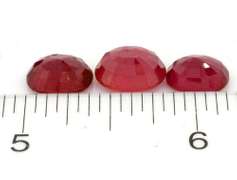 Gorgeous Trio of Loose Rubies