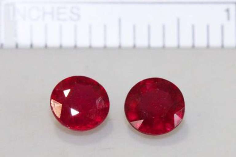 Divine Natural Ruby Pair - 2.73 cts.