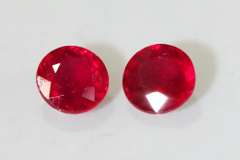 Divine Natural Ruby Pair - 2.73 cts.