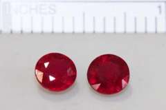 Divine Natural Ruby Pair - 2.73 cts.