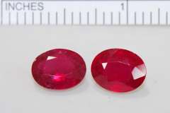 Juicy Natural Ruby Pair - 8.43 cts.