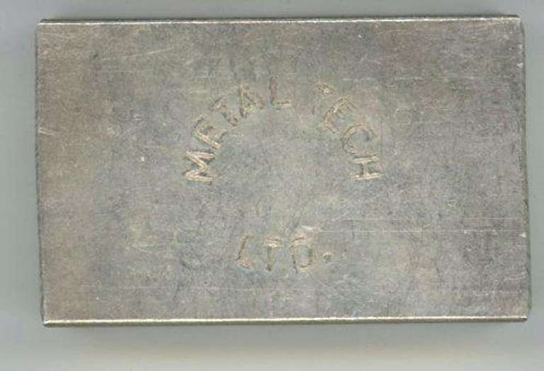 Special Metal Tech LTD. 10 Troy Oz pure .999 Silver Bar