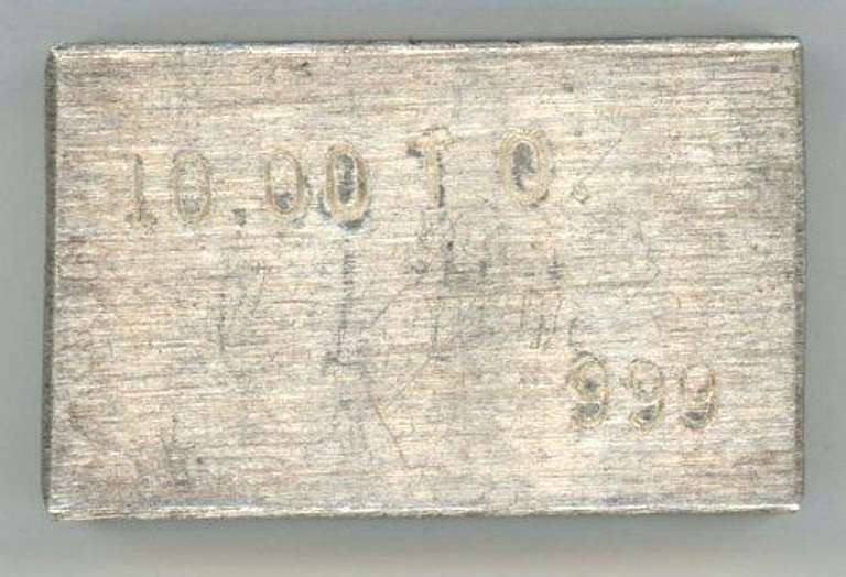 Special Metal Tech LTD. 10 Troy Oz pure .999 Silver Bar