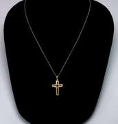 Very Elegant Cross with Chain, 14KT