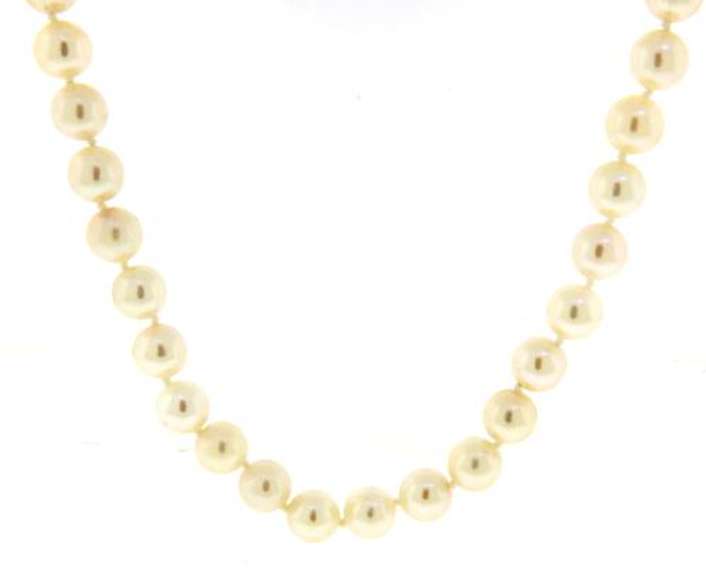 Elegant 14kt YG Fresh Water Pearl Necklace
