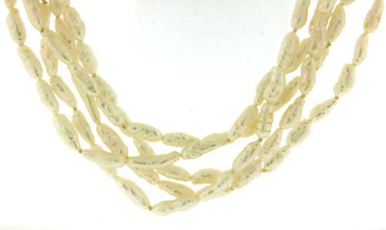 Multi Strand Fresh Water Pearl Necklace