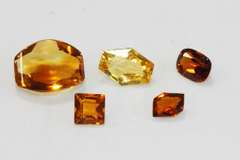 Fancy Cut Natural Citrine Lot of 5
