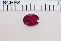 Perky Natural Ruby - 0.77 ct.