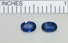 Hot Sapphire Pair - 0.99 ct.