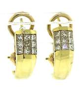 Gorgeous Invisible Set Diamond Earrings