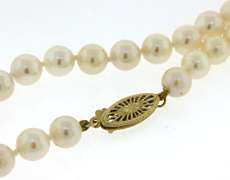 Elegant 14kt YG Fresh Water Pearl Necklace