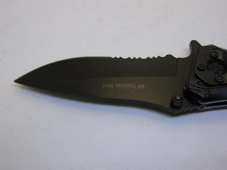 Pink Snake Eye Tactical Spring Assist Knife